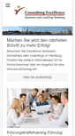 Mobile Screenshot of consultingexcellence.de